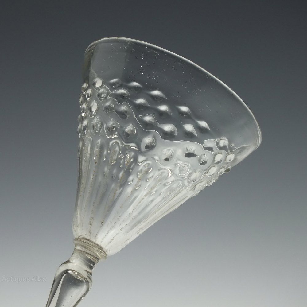 Antiques Atlas Rare 17th Century Wine Glass C1680