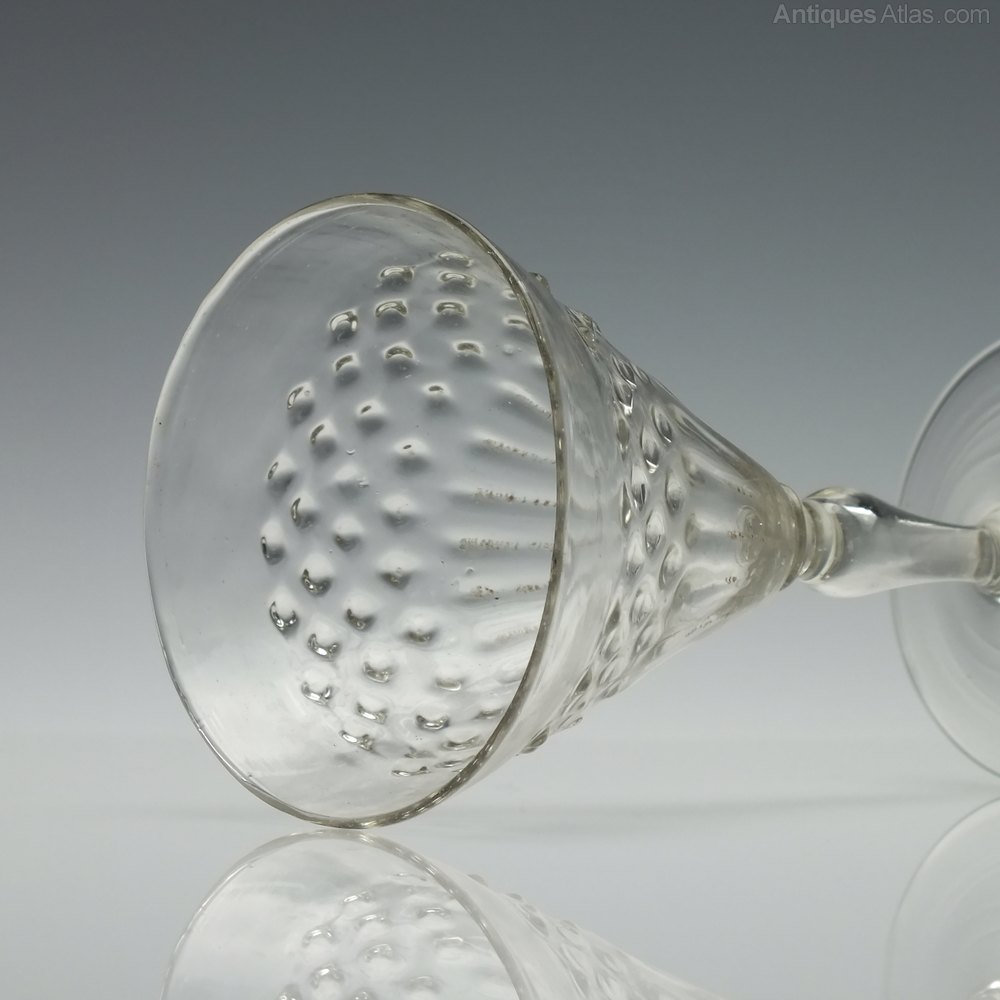 Antiques Atlas Rare 17th Century Wine Glass C1680