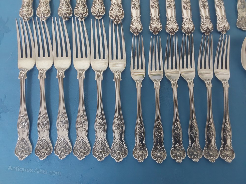 Antiques Atlas Asprey Silver Cutlery 6 Place Setting