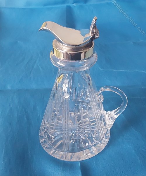 Antiques Atlas Cut Glass Whisky Noggin. 1986.