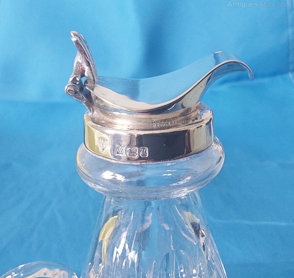 Antiques Atlas Cut Glass Whisky Noggin. 1986.