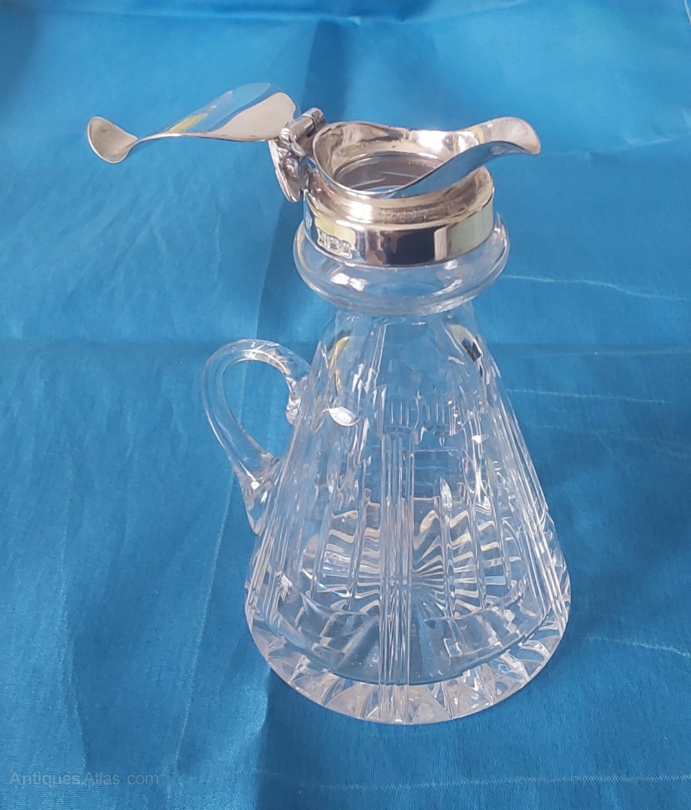 Antiques Atlas Cut Glass Whisky Noggin. 1986.