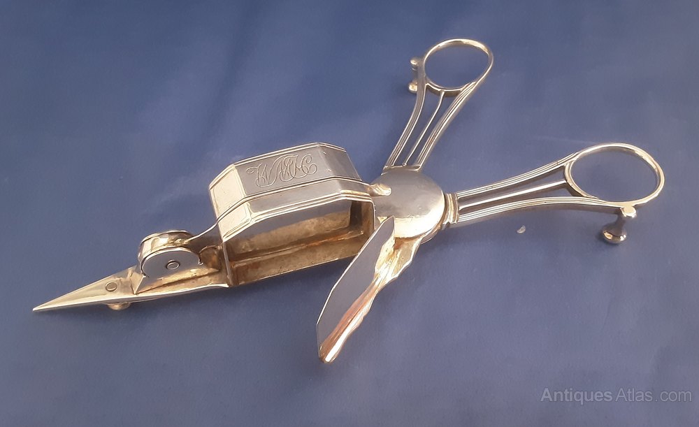 Antiques Atlas Bateman Candle Trimmer / Snuffer 1801.