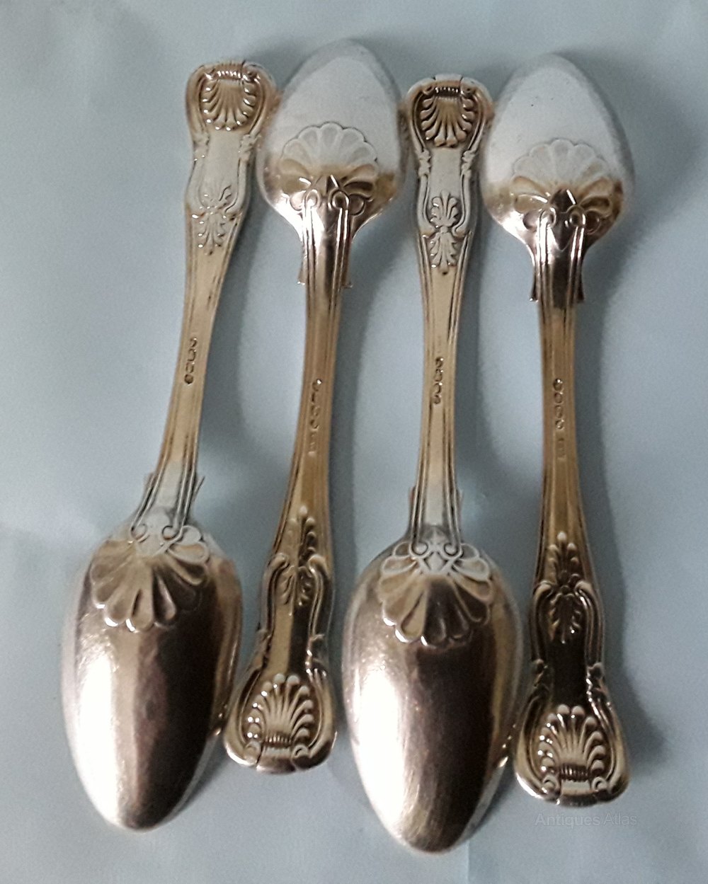 Antiques Atlas Silver Tea Spoons By Philip Weekes, Dublin 1837.