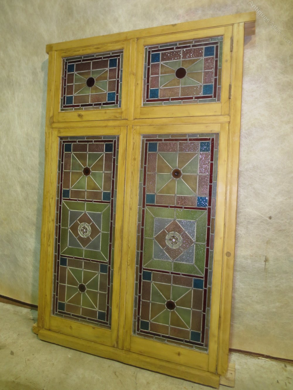 Antiques Atlas Stained Glass Window