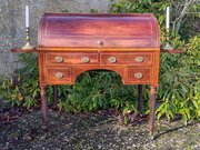 Georgian Mahogany Cylinder Top Desk Circa 1810