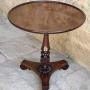 Mahogany And Rosewood Occasional Table Circa 1820