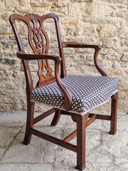Mahogany Carver/armchair Circa 1810