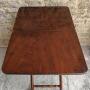 coaching table  mahogany
