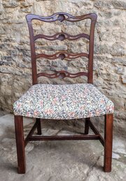 Mahogany Ladderback Chair Circa 1870