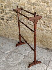 Mahogany Towel Rail Circa 1880