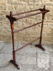 Mahogany Towel Rail Circa 1880
