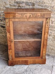 Walnut Pier Cabinet Circa 1870
