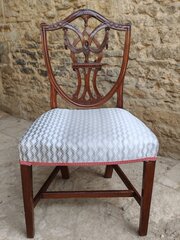Walnut Shield Back Side Chair Circa 1790