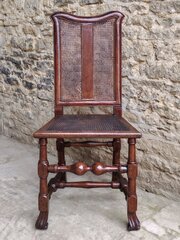 Walnut Side Chair - Early 18th Century.