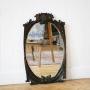 Carved Theatrical Walnut Mirror