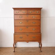 Provincial C18th Oak Chest On Stand.