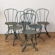 Set Of Six French Garden Chairs