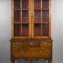 Antique Queen Anne Style Walnut Cabinet