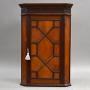Edwardian Mahogany Corner Cabinet