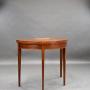 George III Mahogany Demi Lune Tea Table
