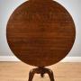 George III Oak Snap Top Table
