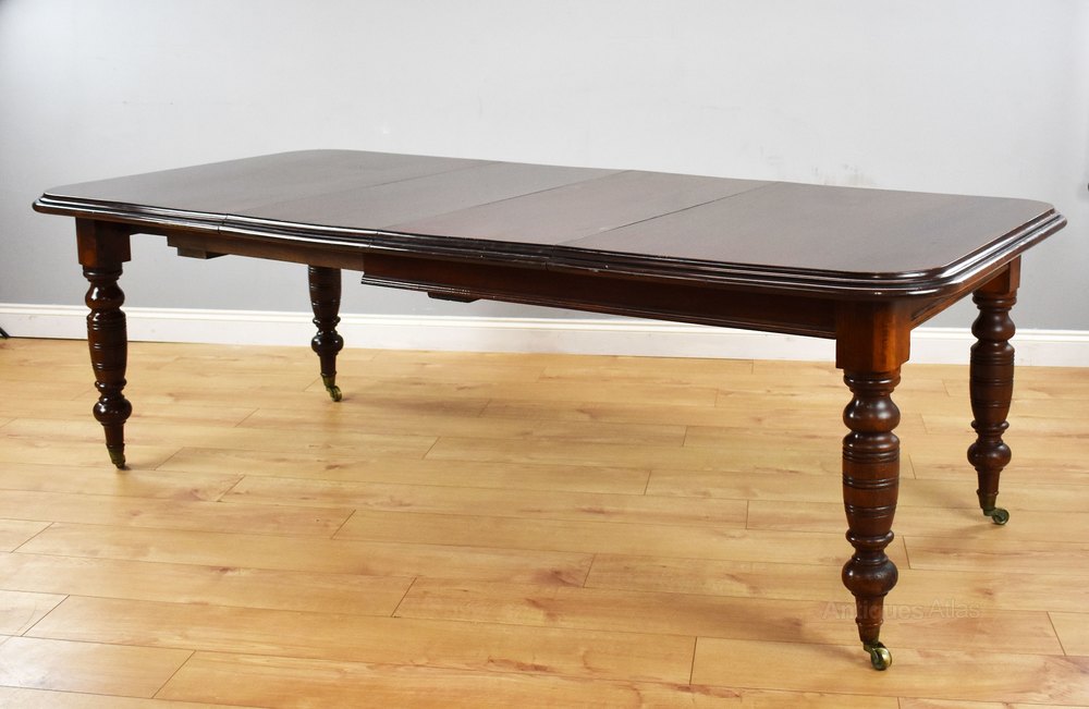 Late Victorian Mahogany Pull Out Dining Table Antiques Atlas