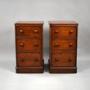 Pair mahogany