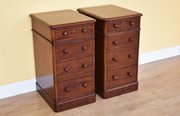 Pair Of Victorian Mahogany Bedside Chests