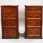 Pair of Victorian Mahogany Bedside Chests