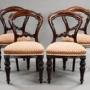 Set Four Victorian Mahogany Dining Chairs
