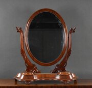 Victorian Mahogany Toilet Mirror