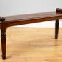 Victorian Mahogany Window Seat