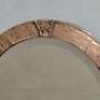 ARTS AND CRAFTS OVAL COPPER MIRROR