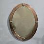 Arts and Crafts Oval Copper Mirror