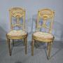 Excellent Pair French Boudoir Chairs
