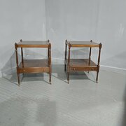 Excellent  Quality Pair Mahogany Lamp Tables