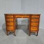 Fine English Satinwood Kidney Desk