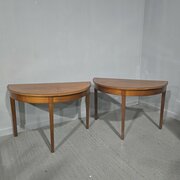 Fine Pair Regency Mahogany Console Tables