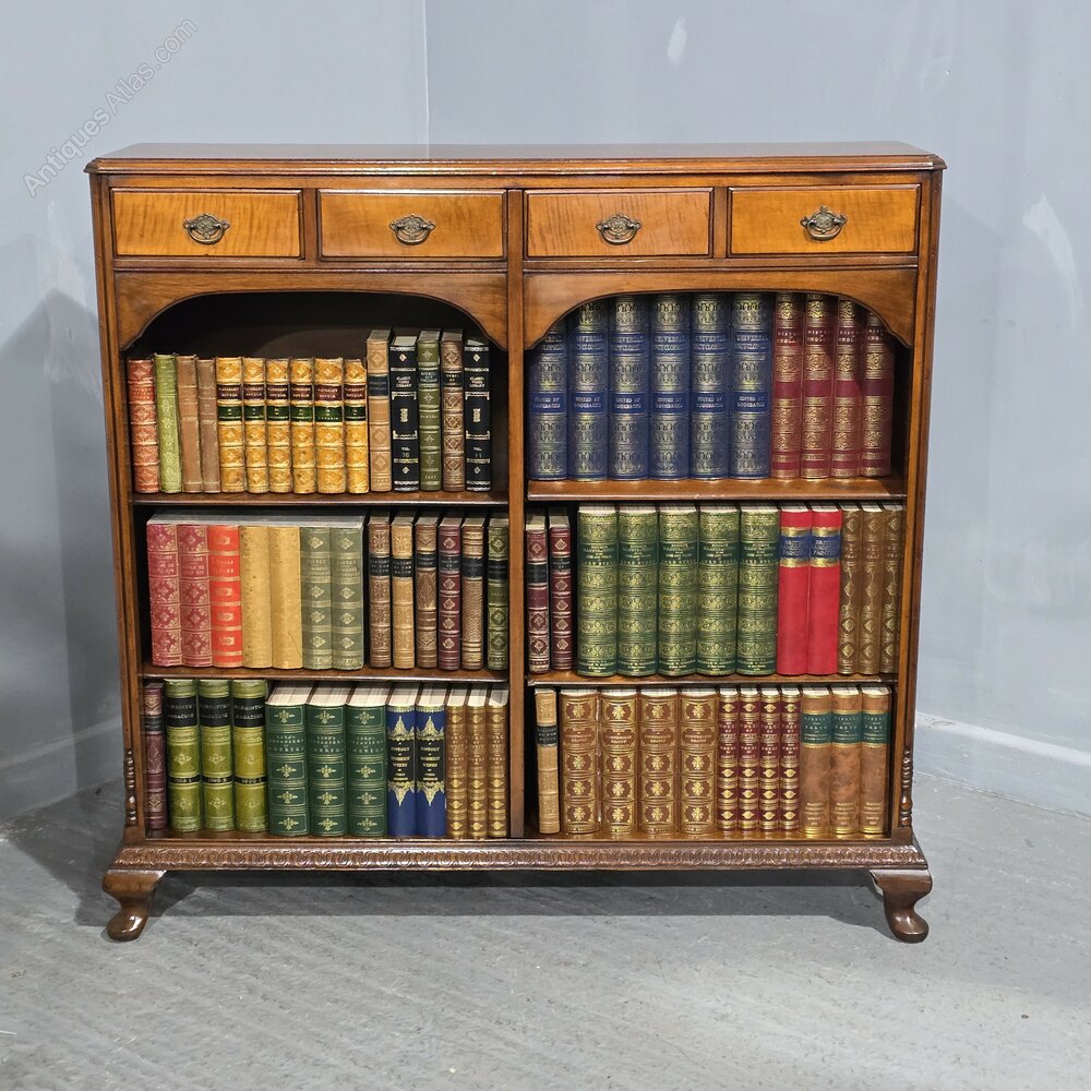 チェスト・キャビネット Antique Book open Shelf Caster 30587-600x600.jpg