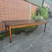 French Refrectory Farmhouse Kitchen Dining Table