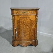 Outstanding French Serpentine Side Cabinet