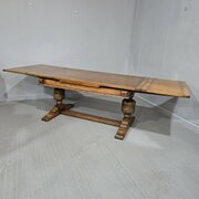 Outstanding Oak Refrectory Farmhouse Dining Table
