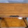 PAIR BIRCH EBONY CONSOLE TABLES FRENCH