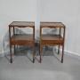 Pair Georgian Bedside Lamp Tables