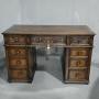 Quality Oak Pedestal Desk