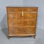 Queen Anne Burr Walnut Chest of Drawers