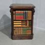 Rare Freestanding Mahogany Open Adjustable Bookcase