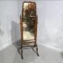 Super Burr Walnut Cheval Mirror