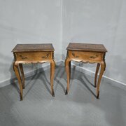 Super Pair French Bedside Lamp Tables